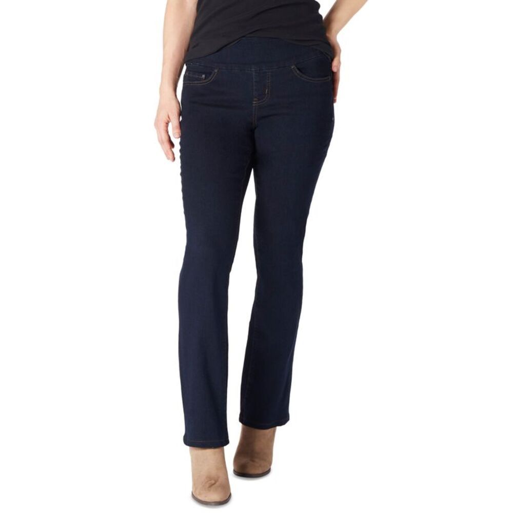 Jag Petite Paley Bootcut Mid Rise Pull On Jeans
